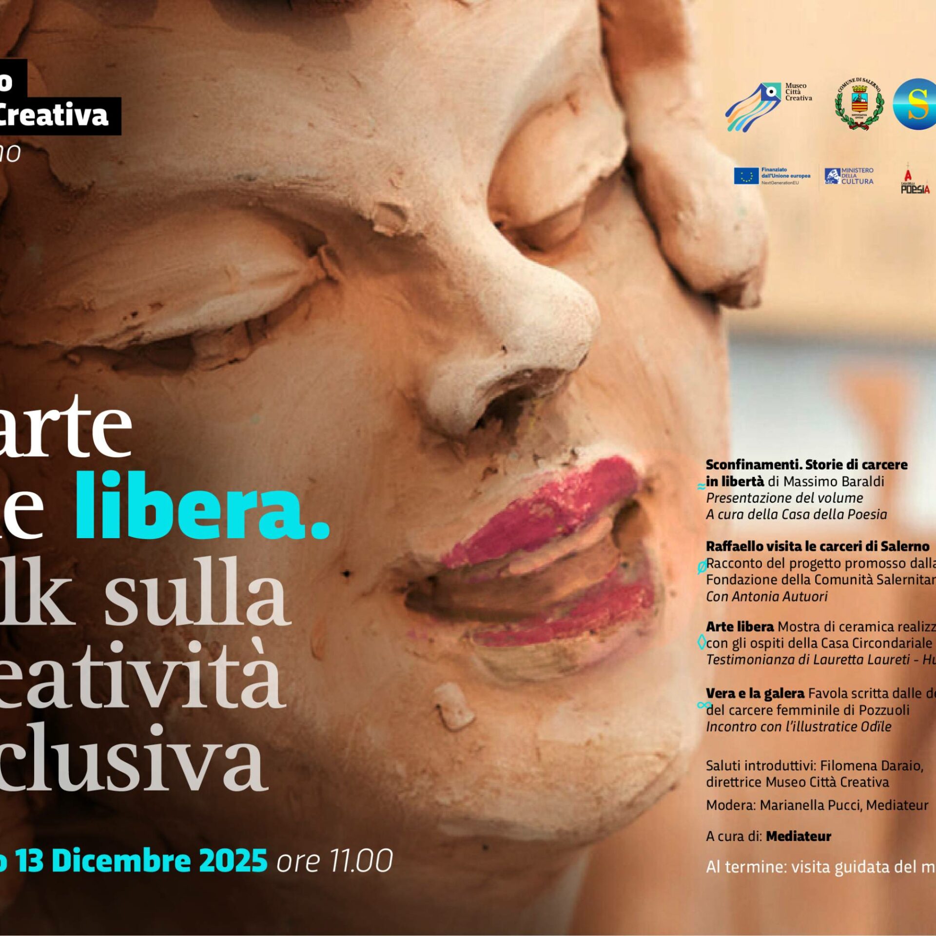 L’arte che libera. Talk sulla creatività inclusiva.